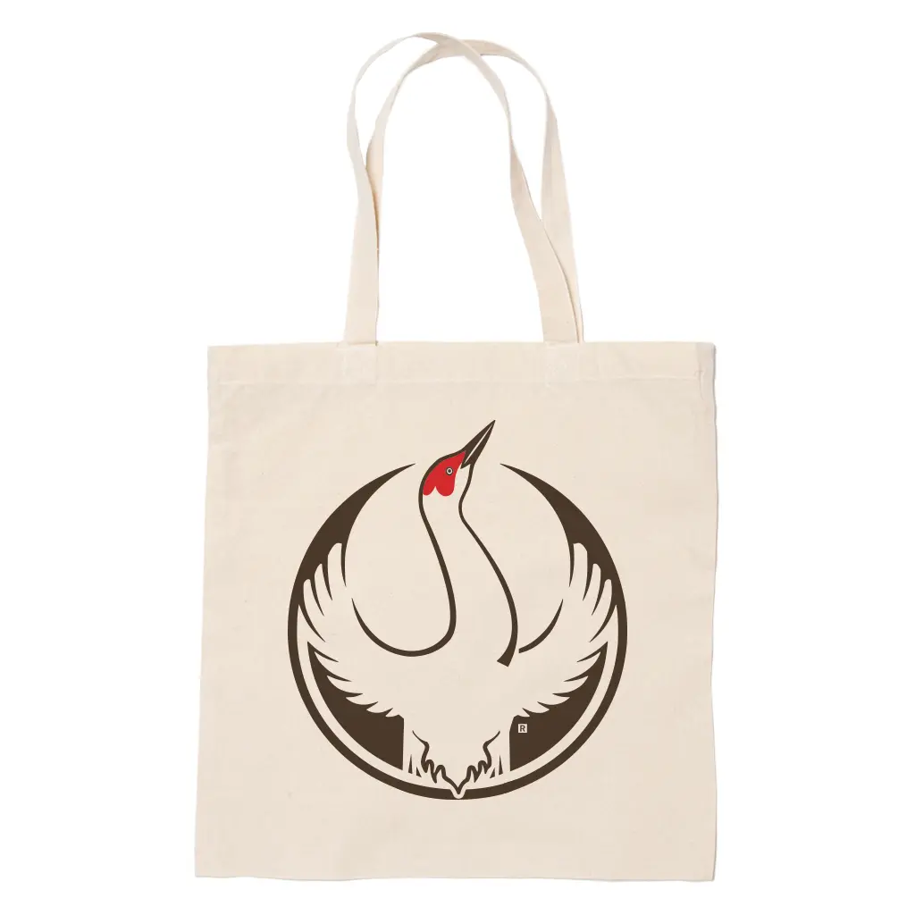 Rebel Sandhill Crane Alliance Tote Bag 1