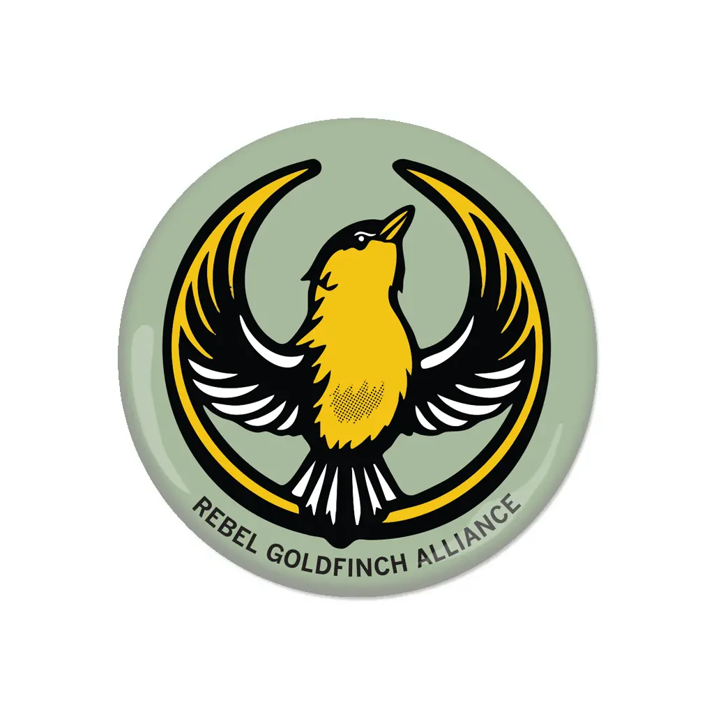 Rebel Goldfinch Alliance Button 1