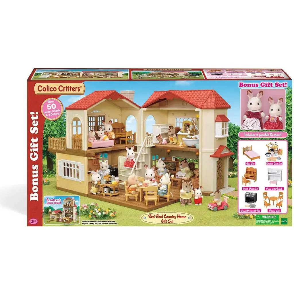 Red Roof Country Home Gift Set 1