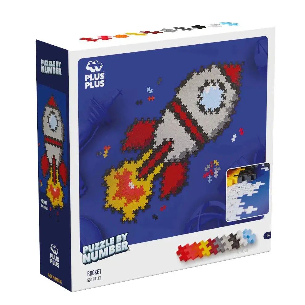Rocket-Puzzle By Number 500Pc 1