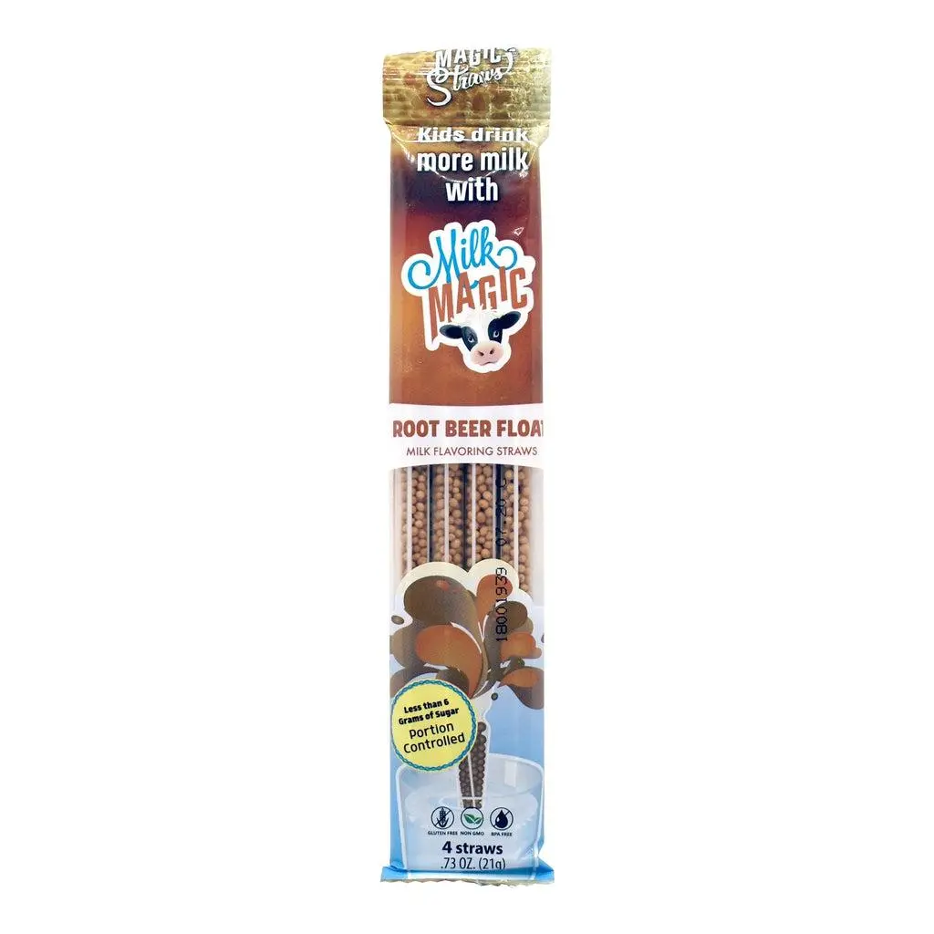 Root Beer Float Milk Straws 1