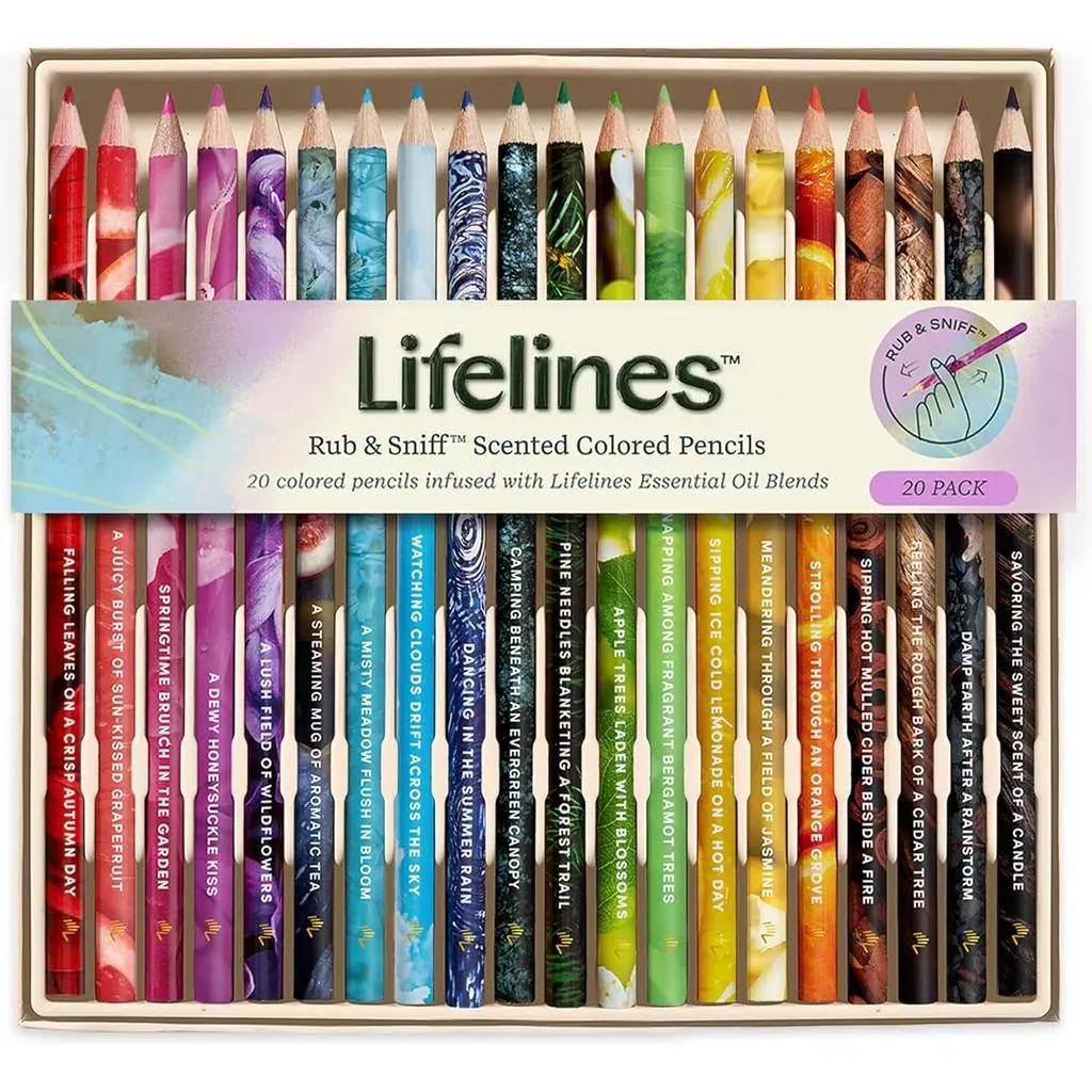 Rub N Sniff Colored Pencils 20Pk 1