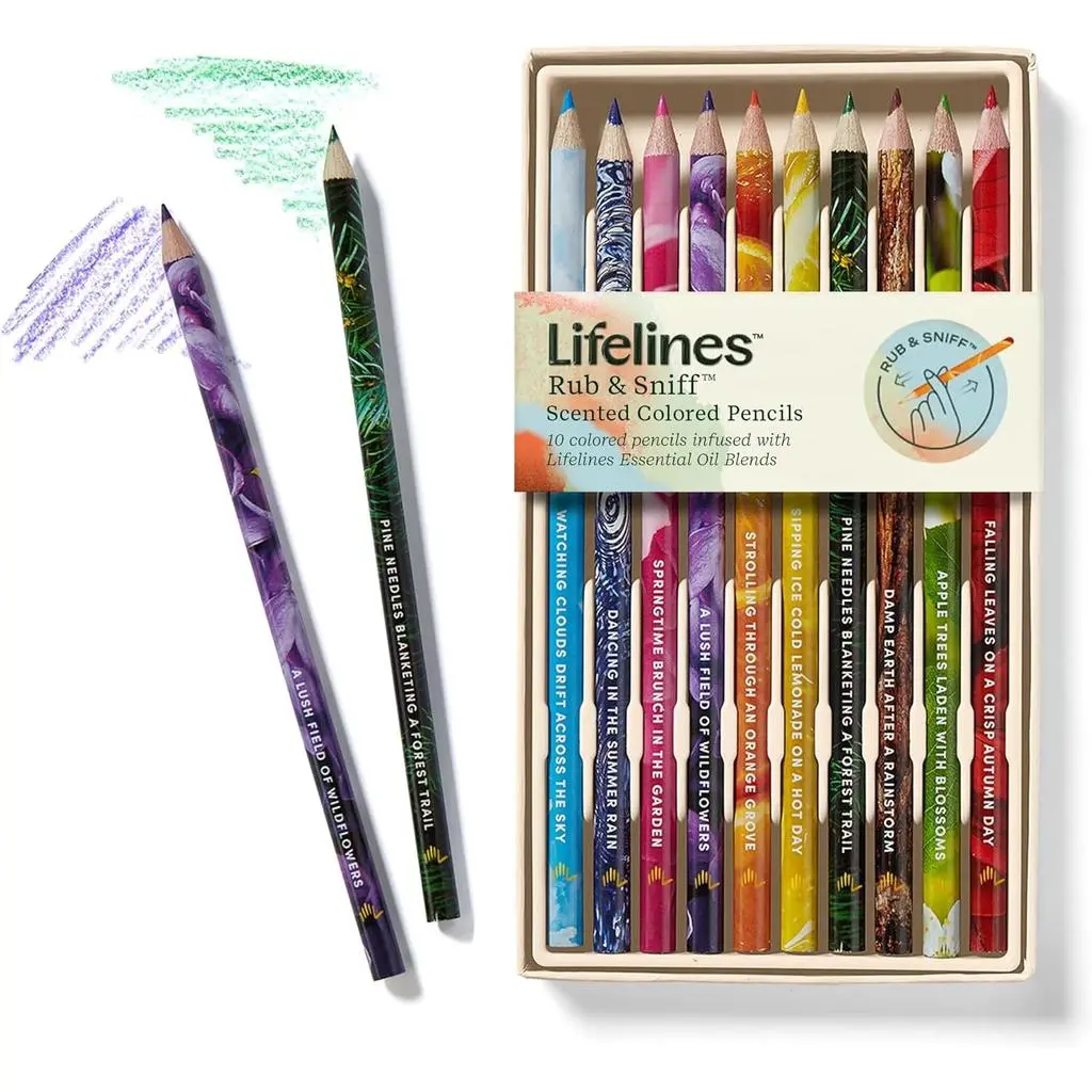 Rub & Sniff Colored Pencils 10Pk 1