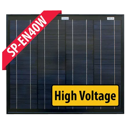 Enerdrive Solar Panel - 40W 24V Black Frame 1
