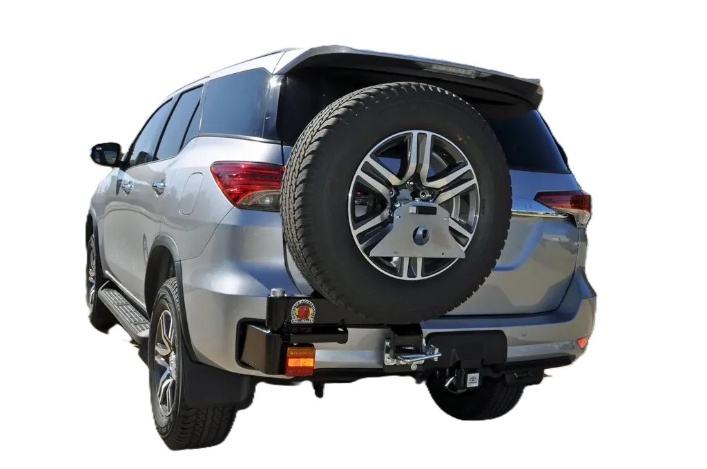 Outback Accessories Single Wheel Carrier Toyota Fortuna 08/2015 On 1
