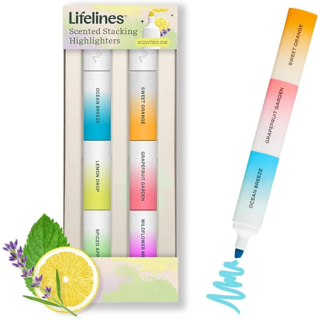 Scented Stacking Highlighters 2Pk 1