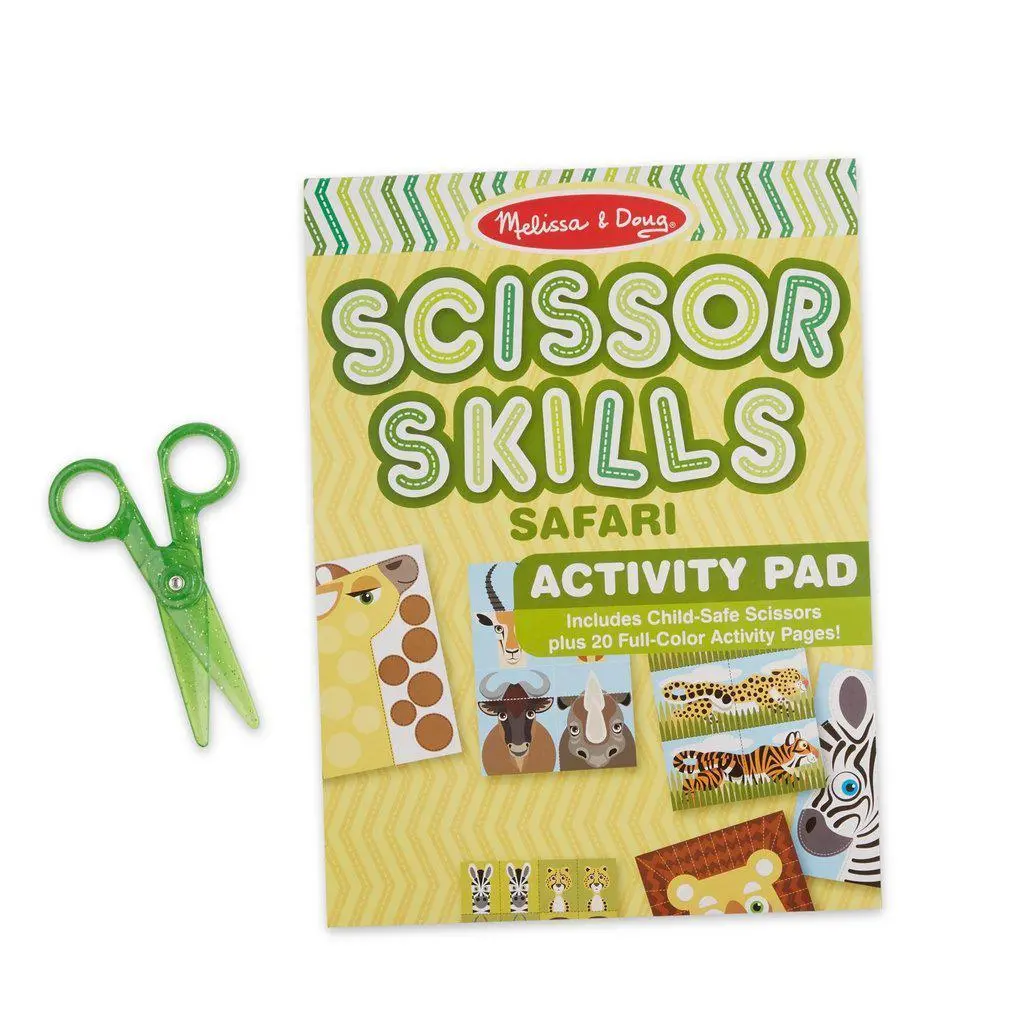 Scissor Skills Activity Pad - Safari 1