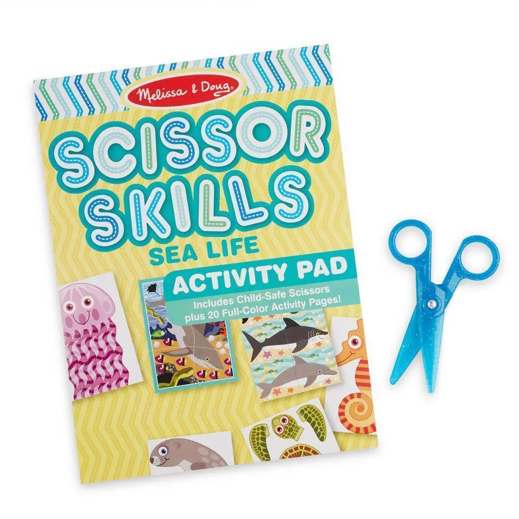 Scissor Skills Activity Pad - Sea Life 1