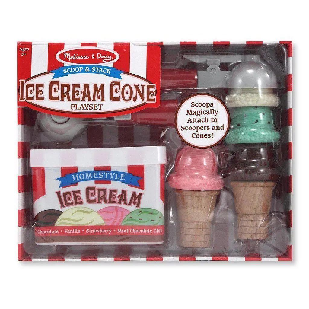 Scoop & Stack Ice Cream Cone Playset 1