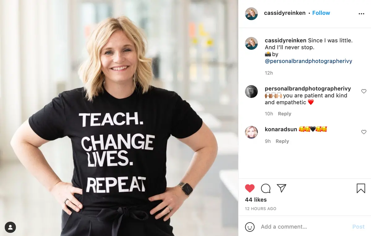 Teach Change Lives Repeat 5