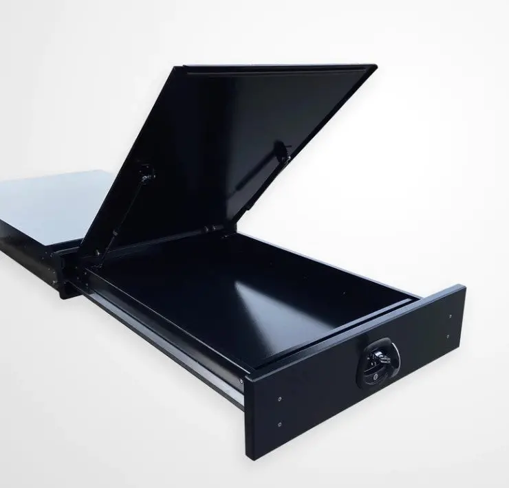 1400Mm Trundle Drawer - Black 1