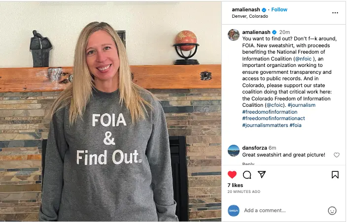 Foia & Find Out Crew Sweatshirt 5