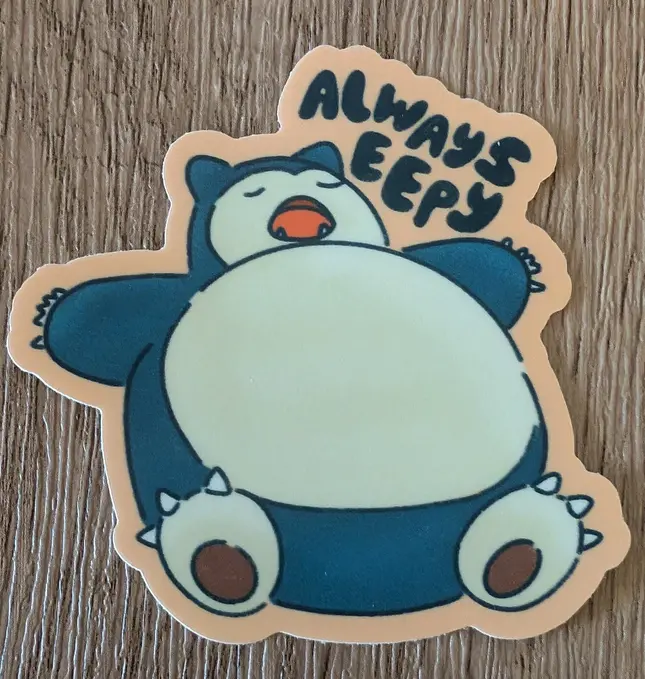 Sadsquatch: Eepy Snorlax Sticker 1