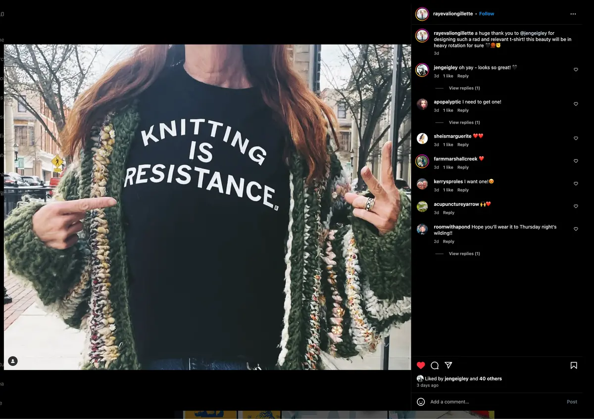 Knitting Is Resistance 3