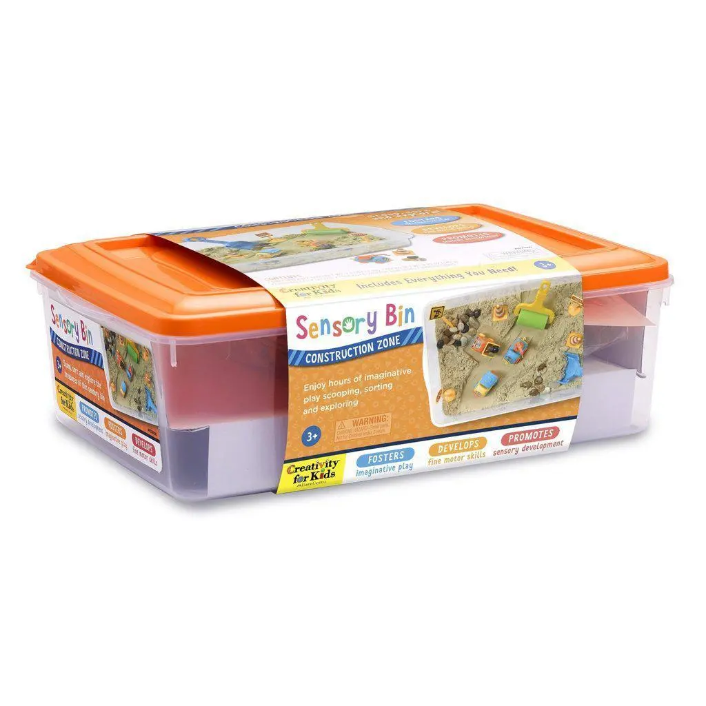 Sensory Bin: Construction Zone 1