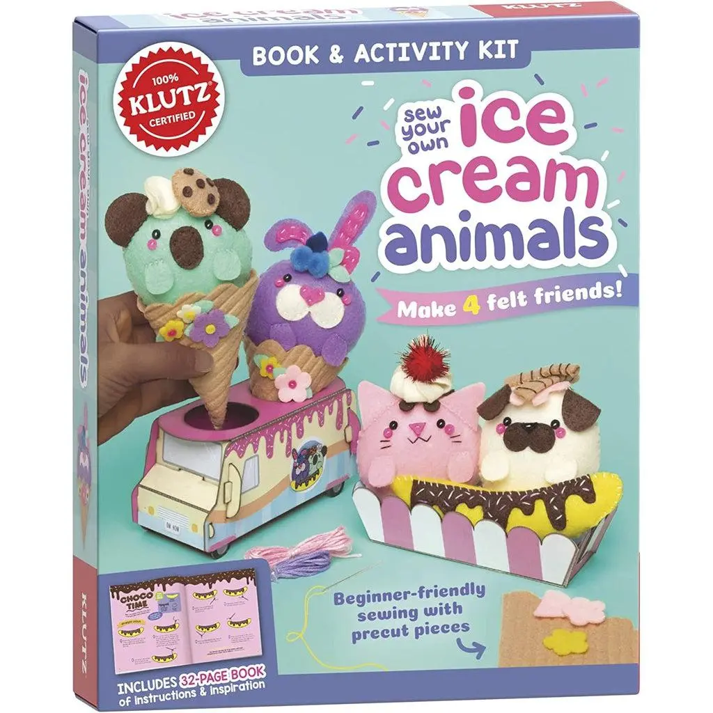 Sew Your Own Ice Cream Animals 1