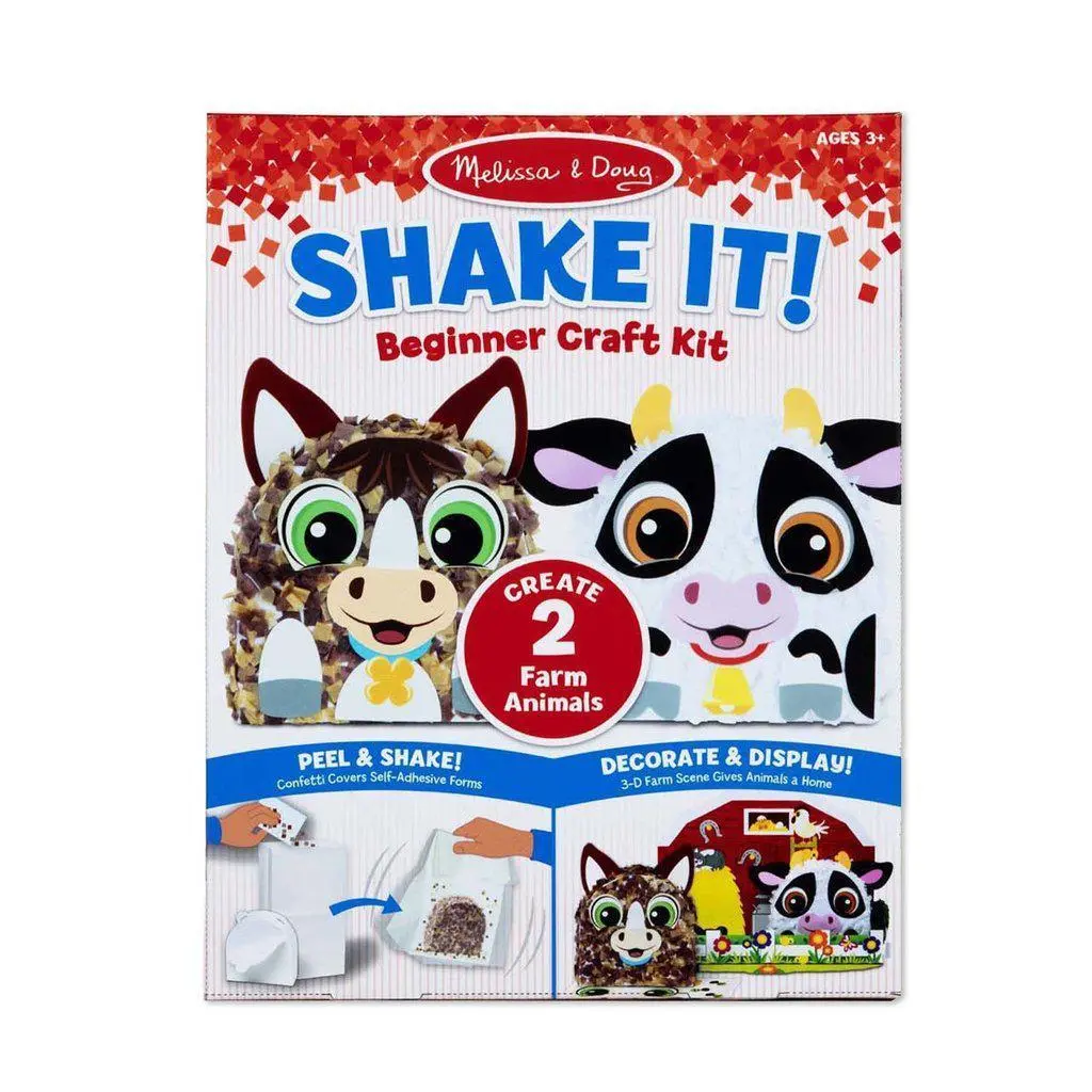 Shake It! Farm Animals Beginner Craft Kit 1