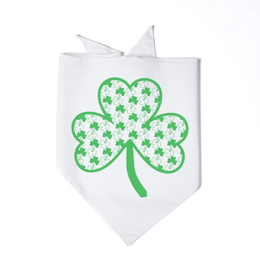 Shamrock Dog Bandana 1