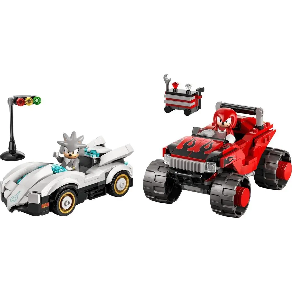 Silver's Car Vs. Knuckles' Monster Truck 1