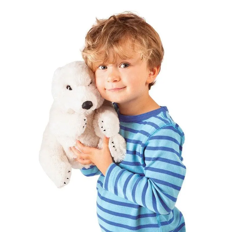 Sitting Polar Bear Puppet 1