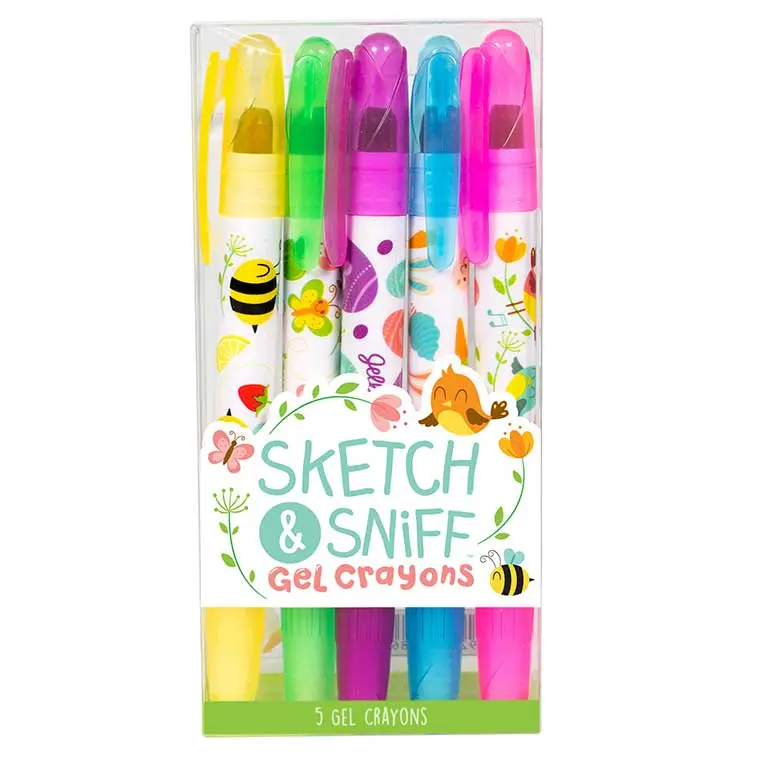Sketch & Sniff Spring Gel Crayons 5 Pack 1