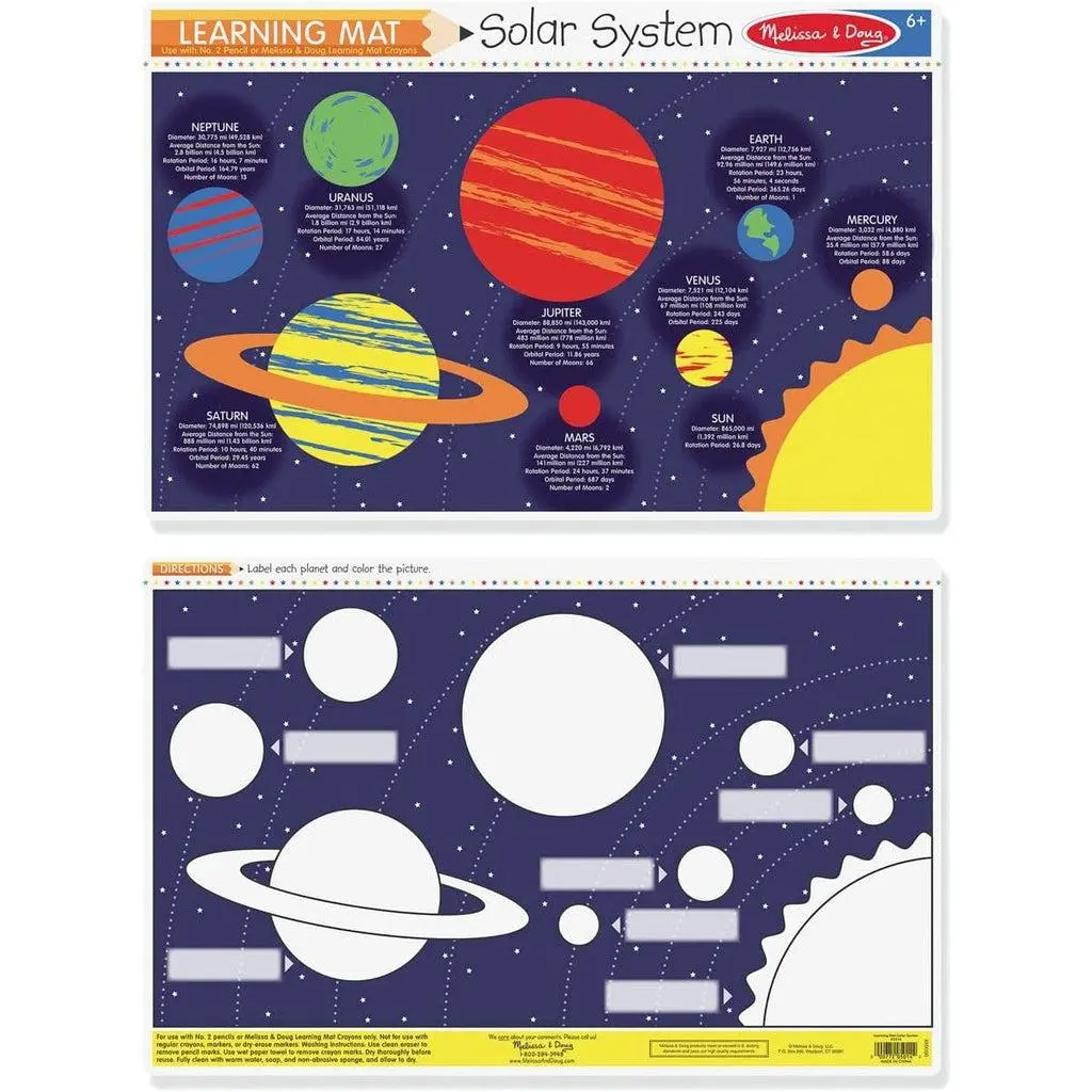Solar System Learning Mat 1