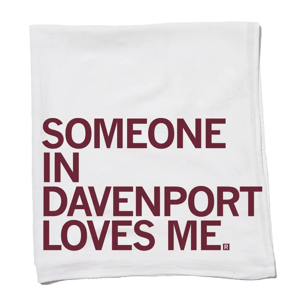 Someone Loves Me Davenport Kitchen Towel 1