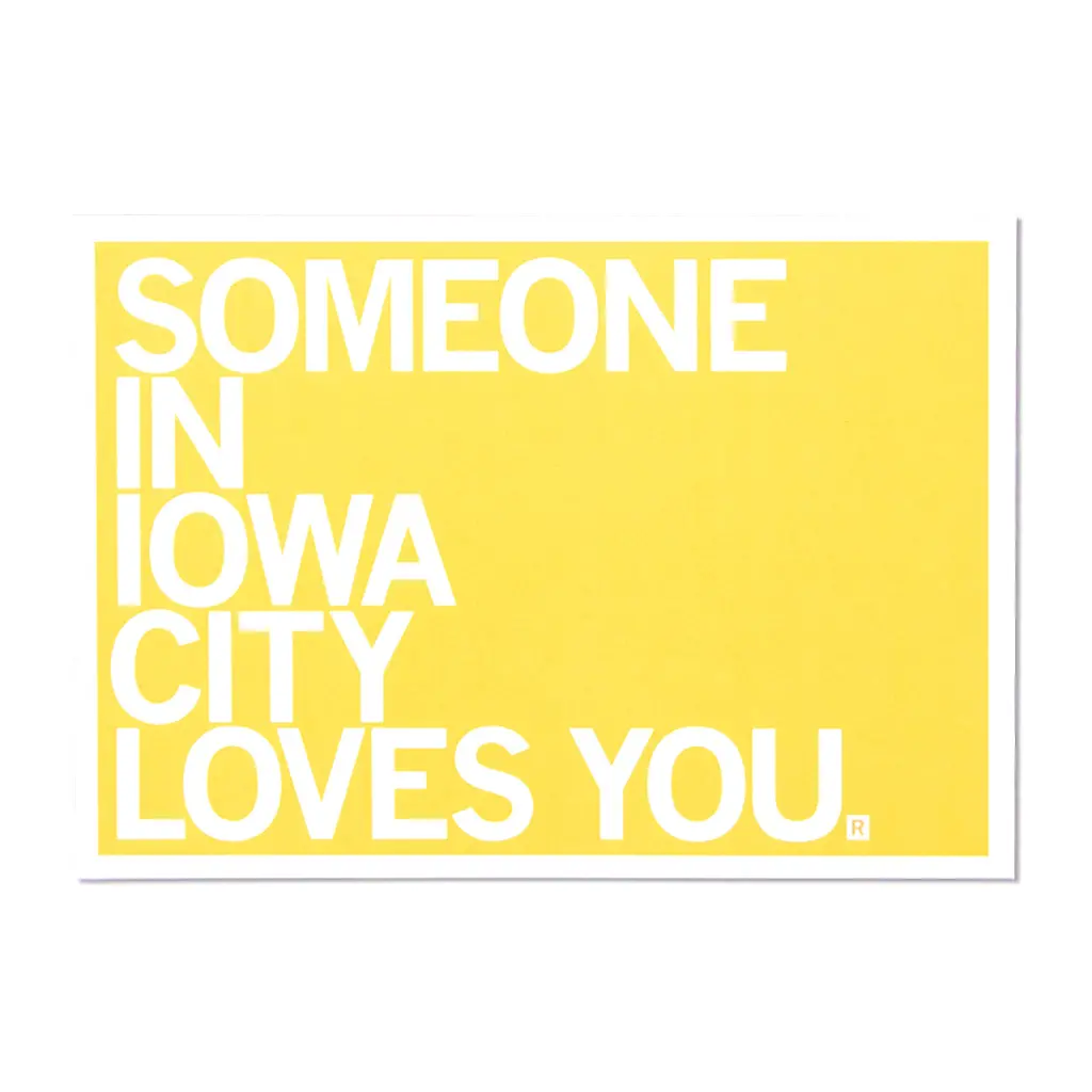 Someone Loves You Ic Text Postcard 1
