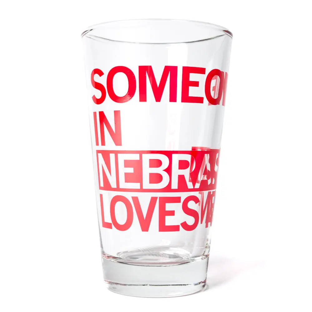 Someone Loves Me Ne Pint Glass 1