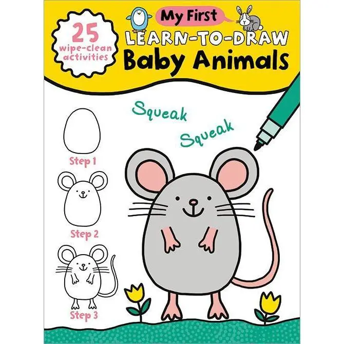 Sourcebooks My First Learn-To-Draw: Baby Animals Children's Book 1