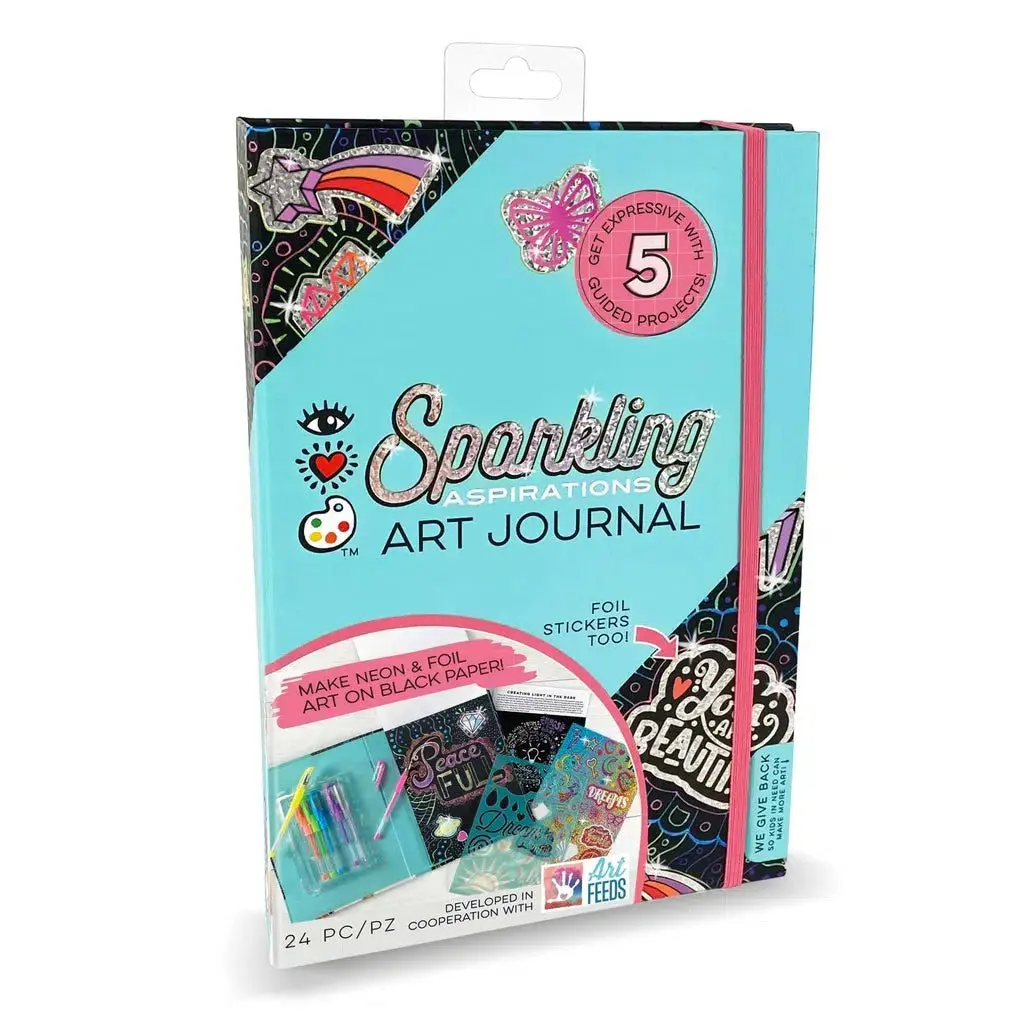 Sparkling Aspirations Art Journal 1