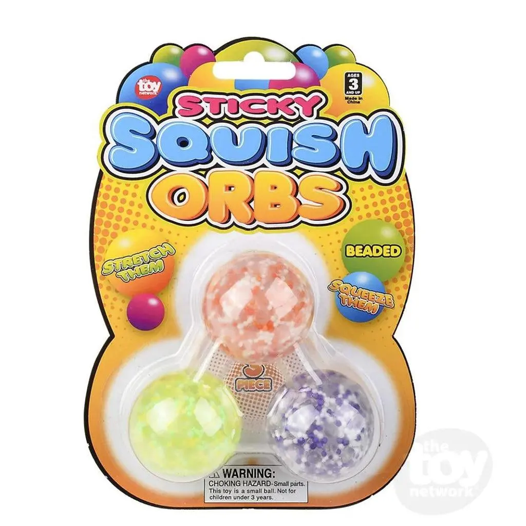 Squish Sticky Beaded Orbs 1