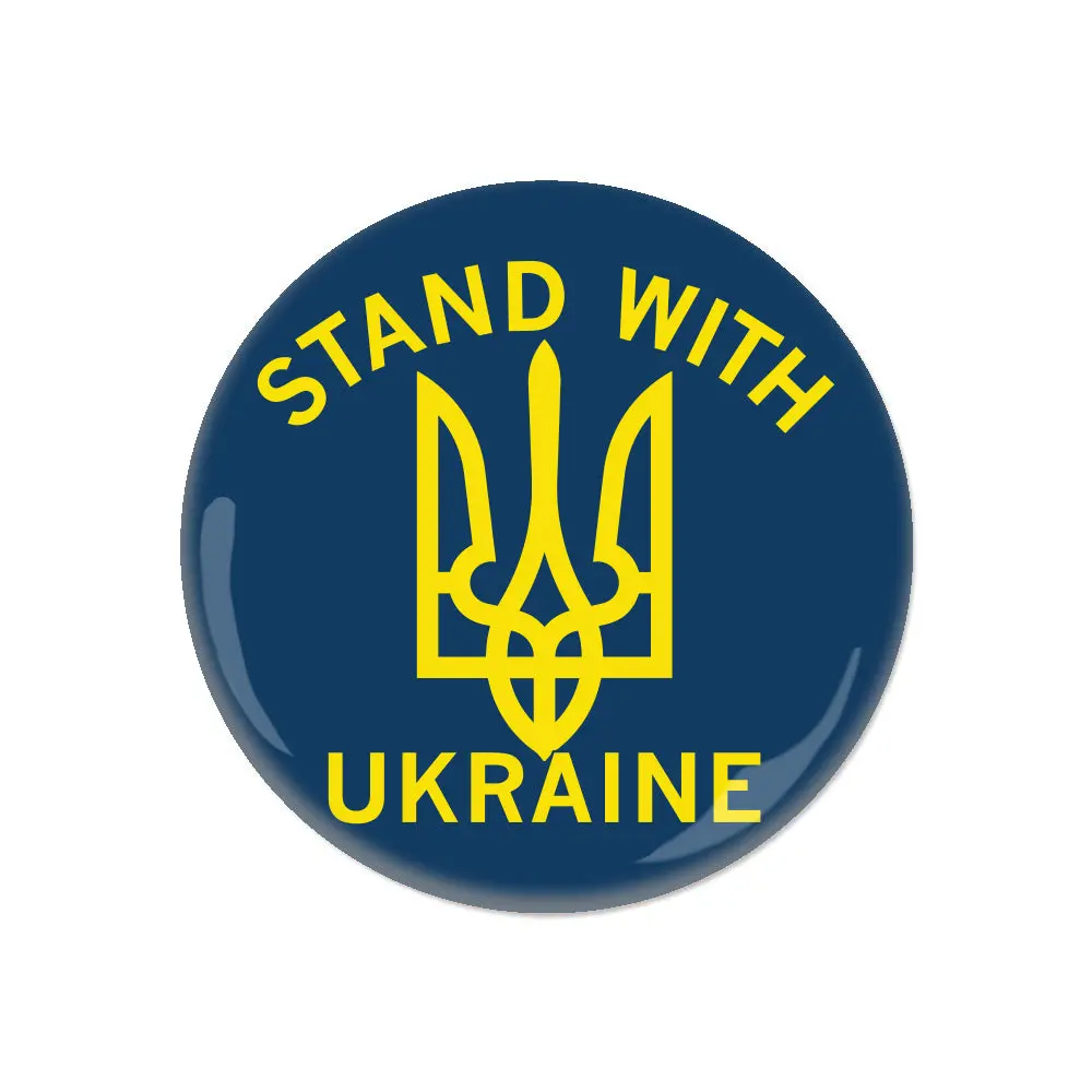 Stand With Ukraine Button 1