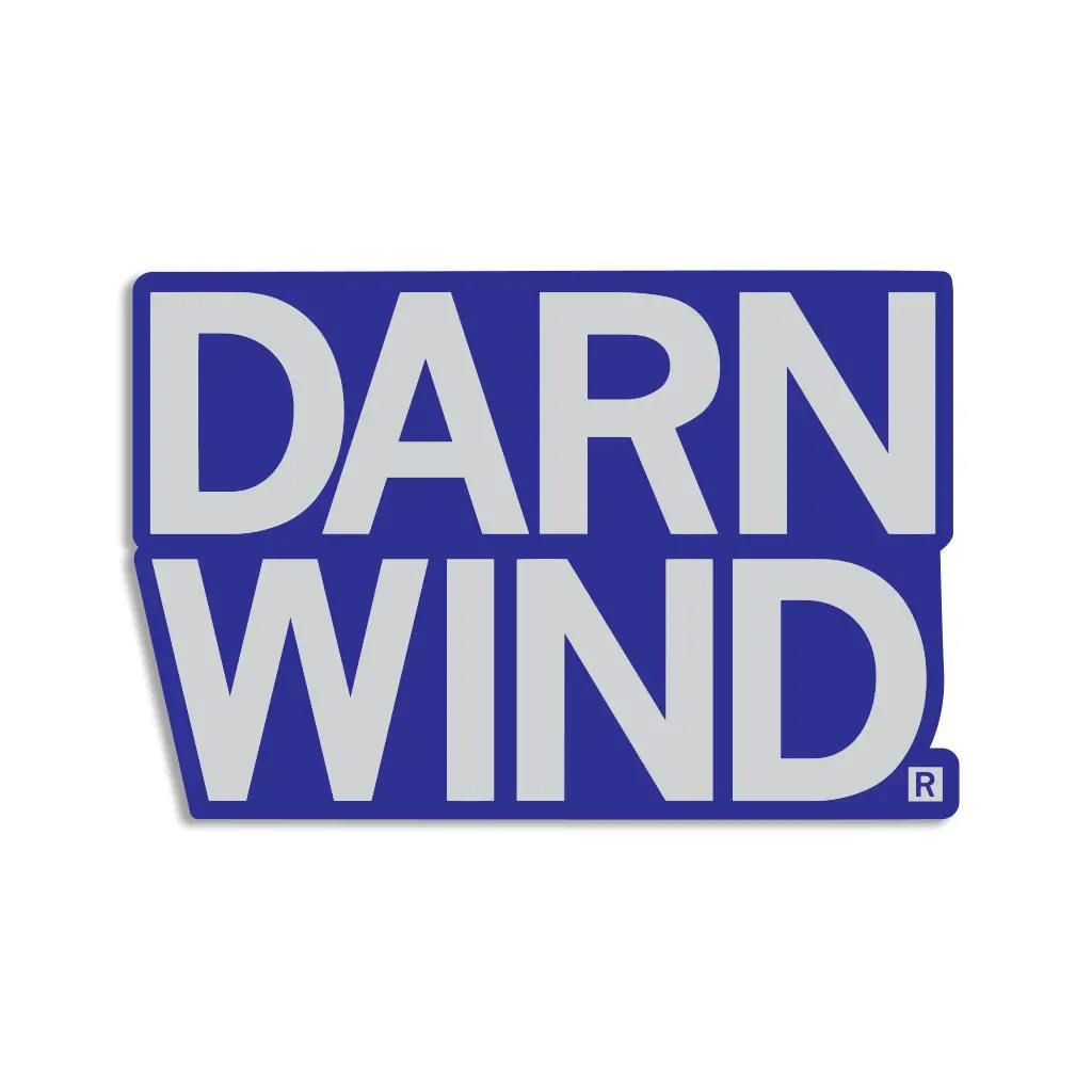 Darn Wind Die-Cut Sticker 1