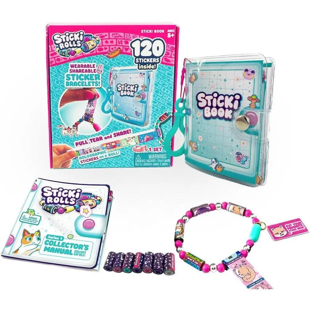 Sticki Rolls Stick Book Pack 1