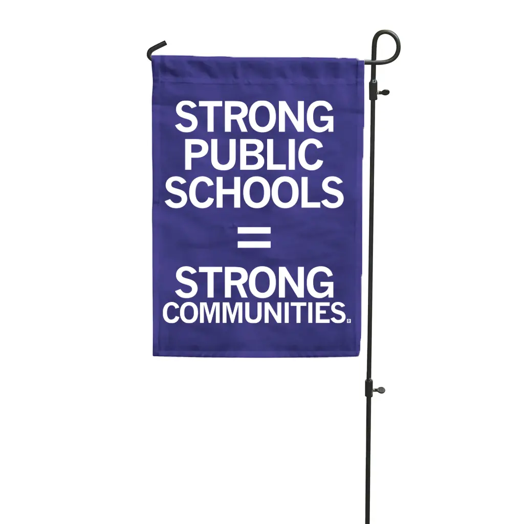 Strong Public Schools Garden Flag 1