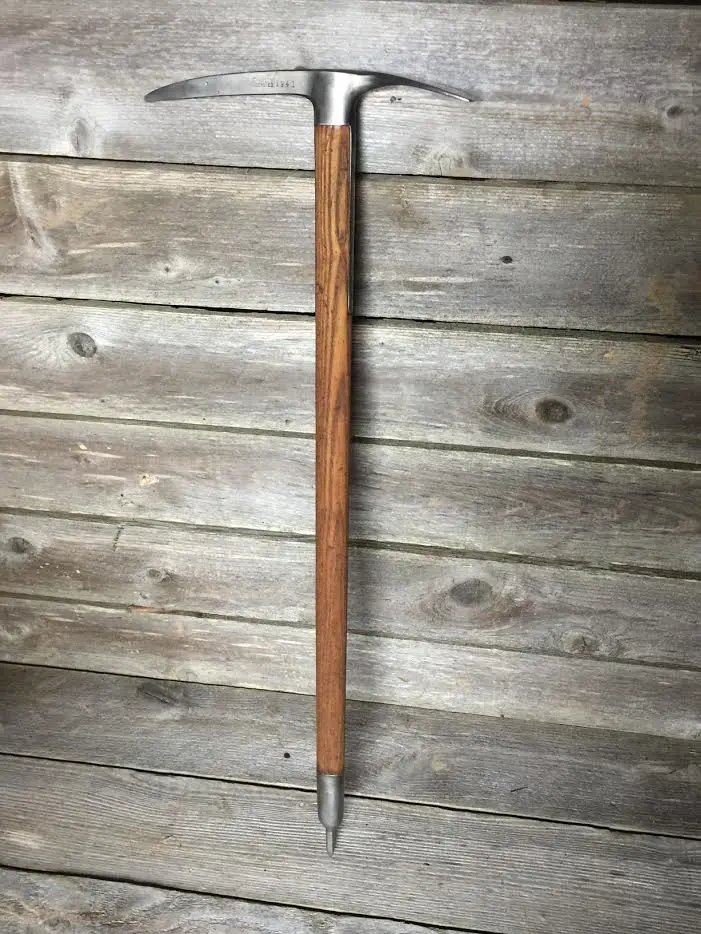 Vintage Swiss Wooden Ice Axe- Kandersteg 1941 1