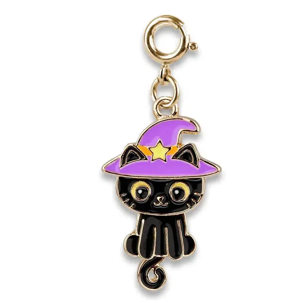 Swivel Black Cat Charm 1