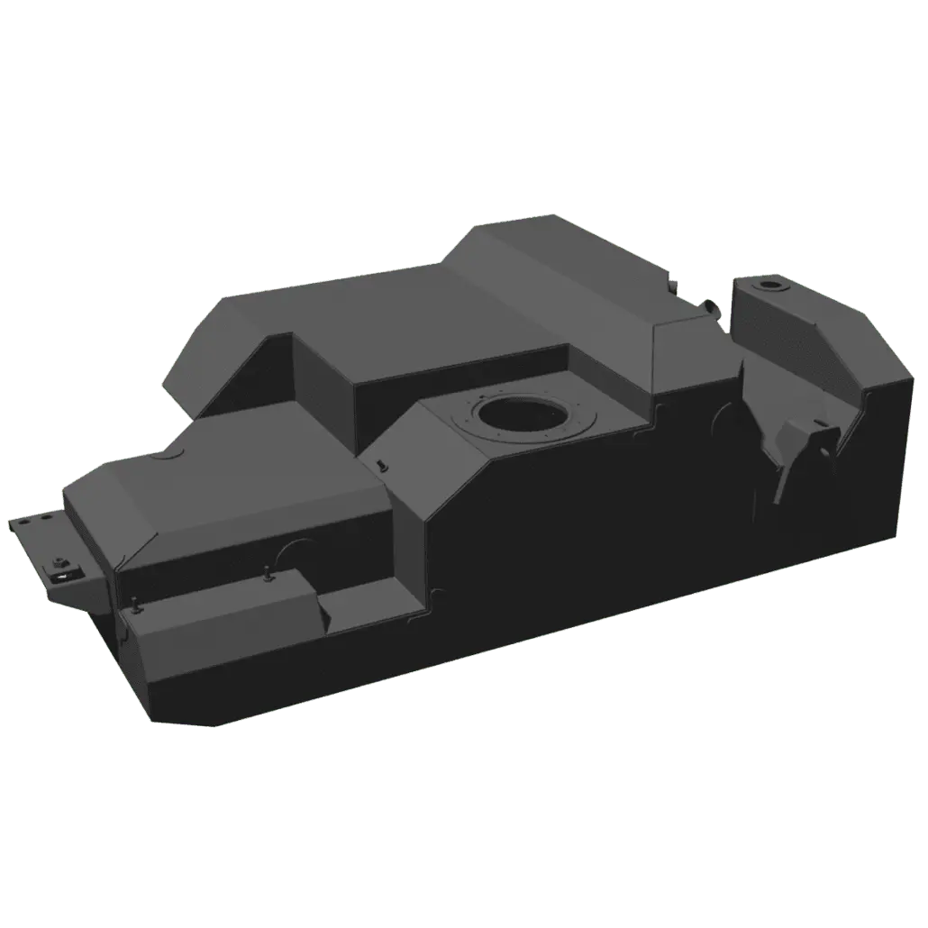 Brown Davis 150 Litre Steel Long Range Fuel Tank (145L Usable) To Suit Toyota Hilux -15-Present - All 4Wd Models Including 48V 1