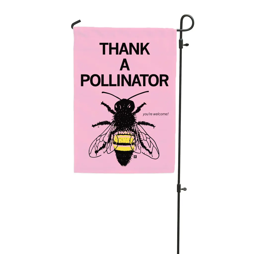 Thank A Pollinator Garden Flag 1