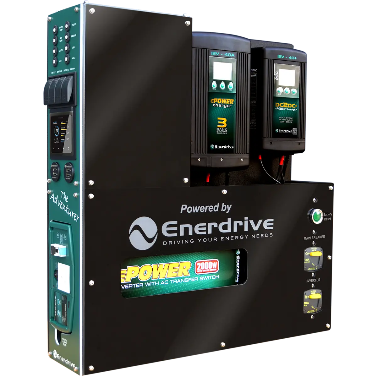 Enerdrive Adventurer 01 Inc 200Ah Lithium Btec Bundle 1