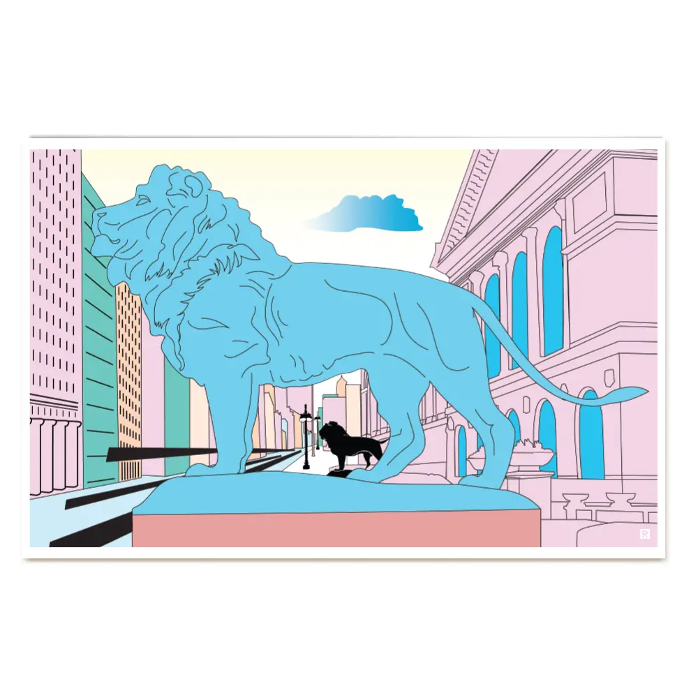 The Art Institute Of Chicago Illustration Without Text Poster 1