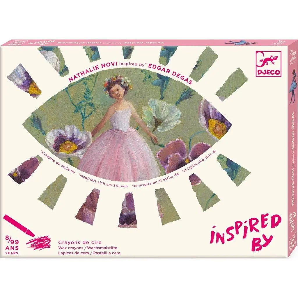 The Ballerina Wax Crayons Art Kit 1