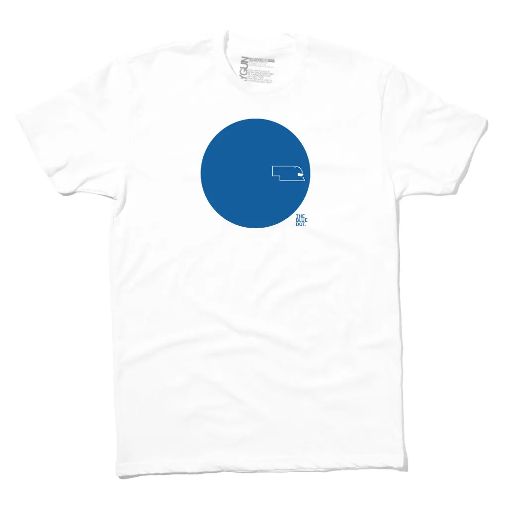 Blue Dot Circle Graphic 2