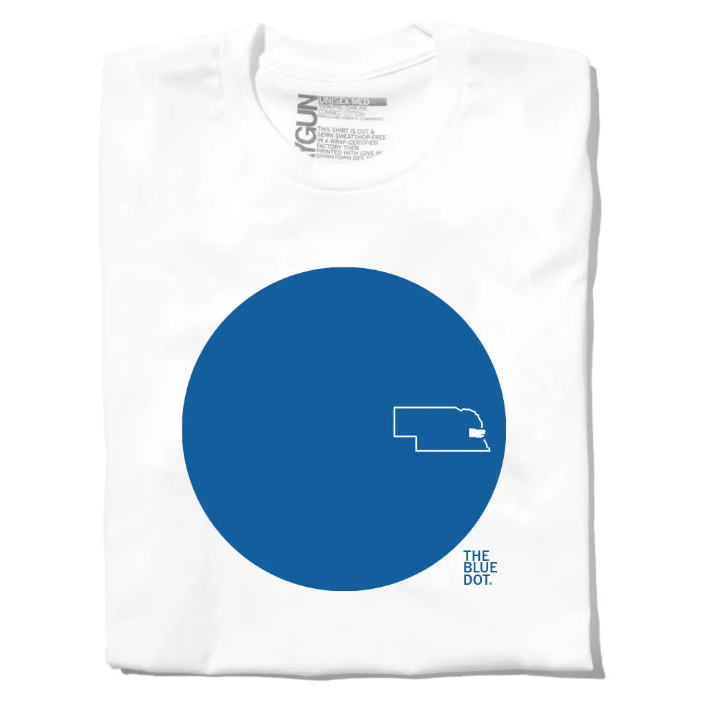 Blue Dot Circle Graphic 1