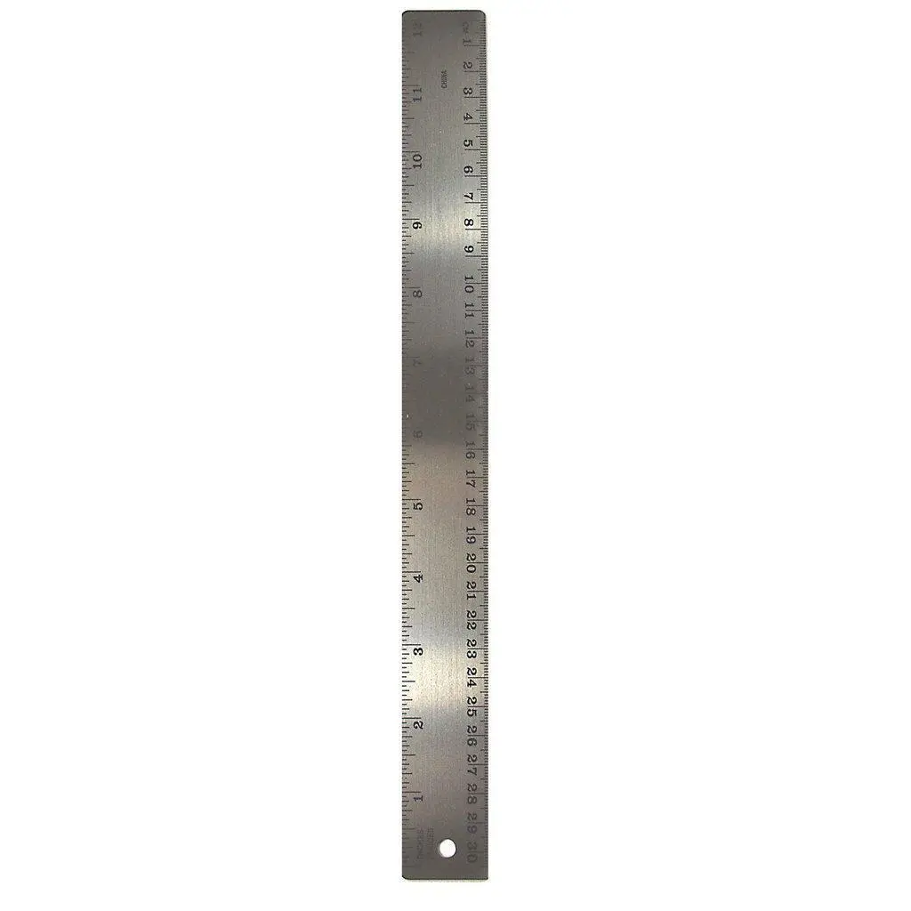 The Classics Stainless Steel Ruler With Cork Backing 1