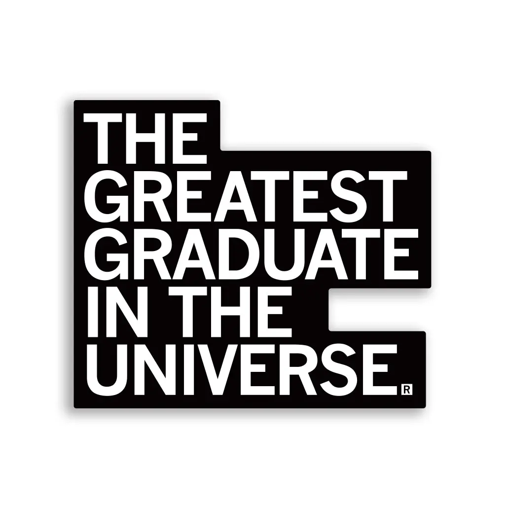 The Greatest Graduate Die-Cut Sticker 1