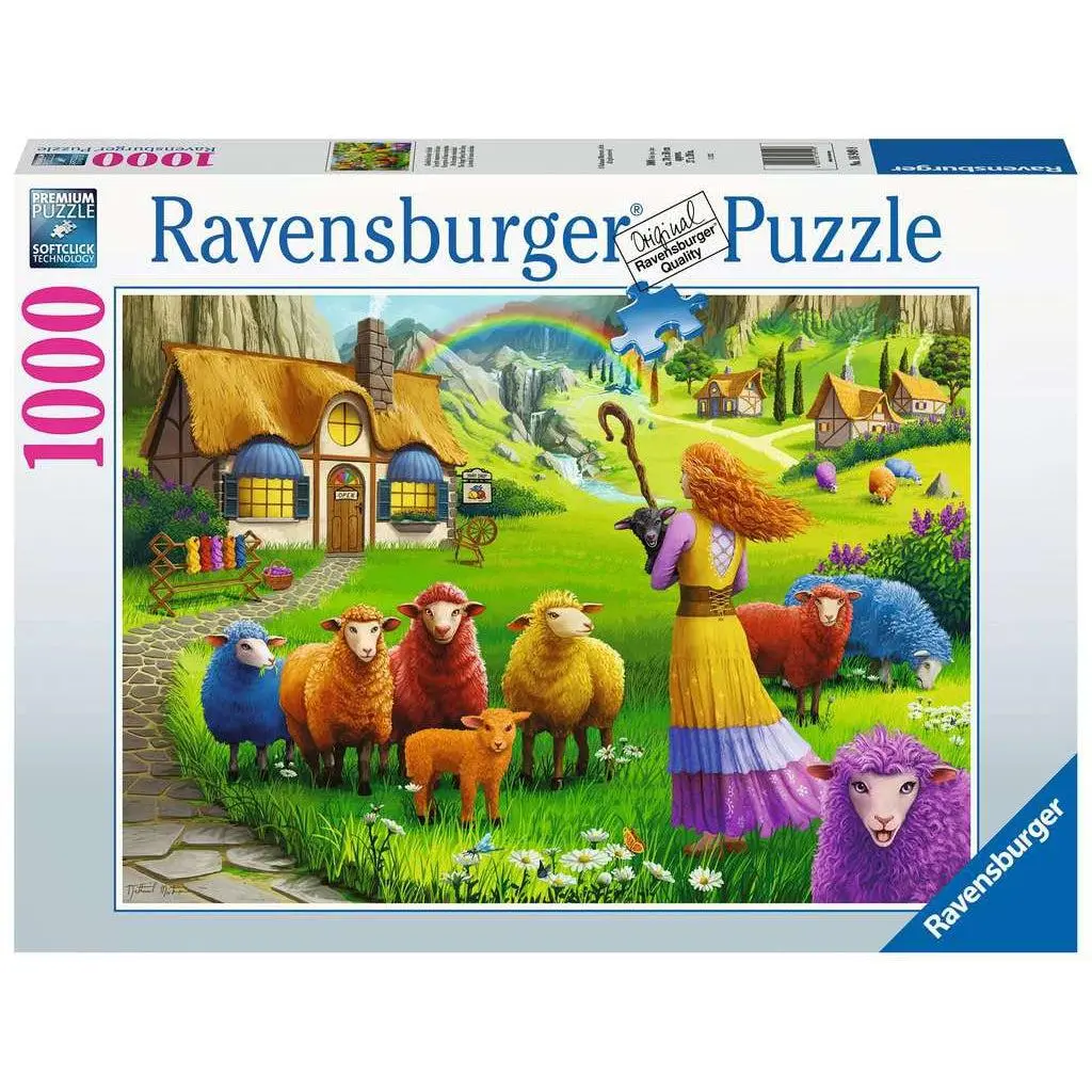 The Happy Sheep Yarn Shop 1000Pc 1