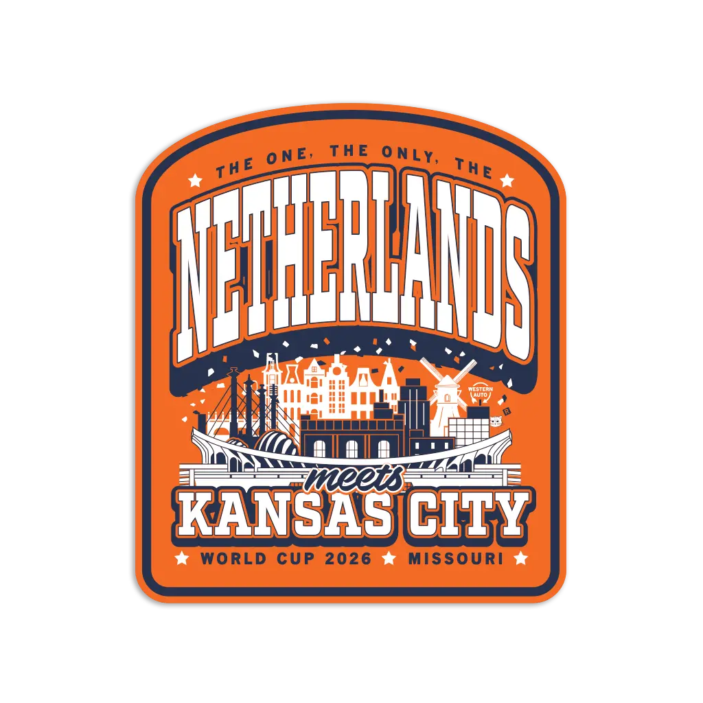 The Netherlands Kc Max Collegiate Die-Cut Sticker 1