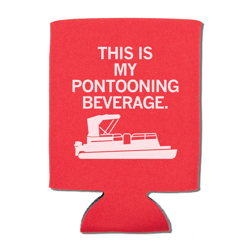 This Is My Pontooning Can Cooler Graphic 1